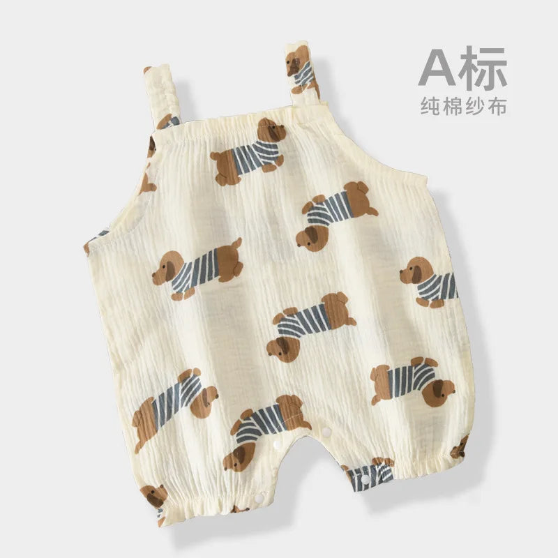 Baby Summer Cotton Romper Set